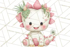 Dinosaur Dentist Clipart Cute Pediatric Dental PNG Product Image 5