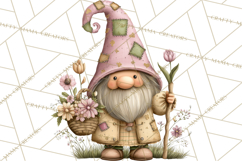 Easter Gnome Clipart, Cute Spring Gnomes PNG Product Image 2