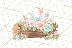 Baby Forest Animals Clipart PNG, Cute Spring Woodland Animal Product Image 5