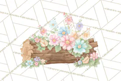 Baby Forest Animals Clipart PNG, Cute Spring Woodland Animal Product Image 5