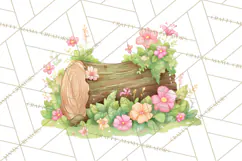Baby Forest Animals Clipart PNG, Cute Spring Woodland Animal Product Image 2