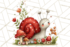 Happy Bug Friends Clipart, Ladybugs, Bees, Butterflies Png Product Image 3