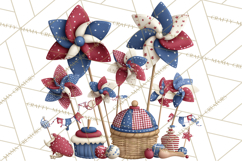 Patriotic Kids Clipart for 4th of July, USA Children PNG Product Image 5