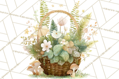 Baby Forest Animals Clipart PNG, Cute Spring Woodland Animal Product Image 5
