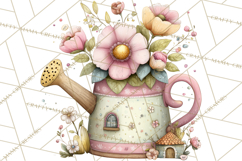 Easter Gnome Clipart, Cute Spring Gnomes PNG Product Image 2