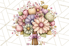 Easter Gnome Clipart, Cute Spring Gnomes PNG Product Image 4