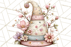 Easter Gnome Clipart, Cute Spring Gnomes PNG Product Image 5