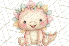 Dinosaur Dentist Clipart Cute Pediatric Dental PNG Product Image 5