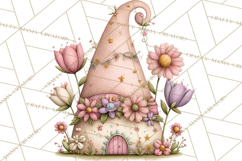 Easter Gnome Clipart, Cute Spring Gnomes PNG Product Image 2
