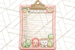 Dinosaur Dentist Clipart Cute Pediatric Dental PNG Product Image 3