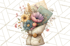 Spring Dark Academia Floral Botanical PNG Clipart Product Image 2