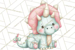 Dinosaur Dentist Clipart Cute Pediatric Dental PNG Product Image 3
