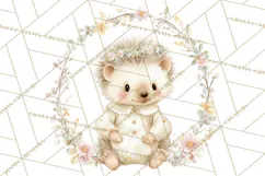 Baby Forest Animals Clipart PNG, Cute Spring Woodland Animal Product Image 2