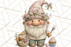 Easter Gnome Clipart, Cute Spring Gnomes PNG Product Image 3