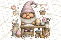 Easter Gnome Clipart, Cute Spring Gnomes PNG Product Image 2