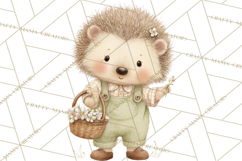 Baby Forest Animals Clipart PNG, Cute Spring Woodland Animal Product Image 3