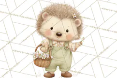 Baby Forest Animals Clipart PNG, Cute Spring Woodland Animal Product Image 3
