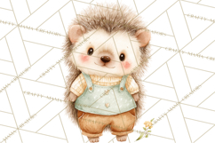 Baby Forest Animals Clipart PNG, Cute Spring Woodland Animal Product Image 4