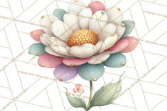 Spring Garden Animals Clipart, Cute Pastel Bunny Chick Lamb Product Image 4