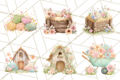 Baby Farm Animals Clipart PNG, Cute Spring Animals Product Image 9