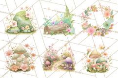 Baby Forest Animals Clipart PNG, Cute Spring Woodland Animal Product Image 9