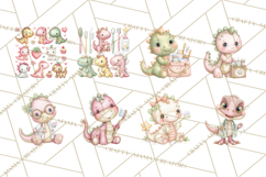 Dinosaur Dentist Clipart Cute Pediatric Dental PNG Product Image 5