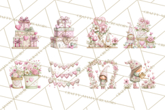 Valentine Gnome Clipart PNG, Gnome Girl Valentine Clip Art Product Image 2