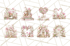 Valentine Gnome Clipart PNG, Gnome Girl Valentine Clip Art Product Image 5