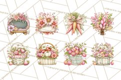 Spring Market Icons Clipart, Rustic Produce and Farm Stand Product Image 6