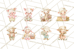 Baby Farm Animals Clipart PNG, Cute Spring Animals Product Image 4