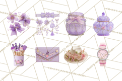 Girly Accessories Clipart, Pastel Fashion Accessories Png Product Image 5