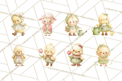 Baby Farm Animals Clipart PNG, Cute Spring Animals Product Image 2