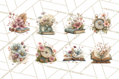 Spring Dark Academia Floral Botanical PNG Clipart Product Image 6