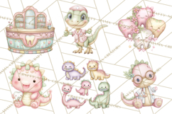 Dinosaur Dentist Clipart Cute Pediatric Dental PNG Product Image 8