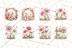 Easter Letters and Mail PNG, Spring Stationery Clipart Product Image 9