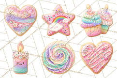 Birthday Cookies PNG, Birthday Cookie Clipart, Cute Sugar Product Image 9