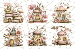Woodland Fairy Animals Clipart PNG, Cute Pastel Watercolor Product Image 8