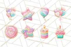 Birthday Cookies PNG, Birthday Cookie Clipart, Cute Sugar Product Image 2