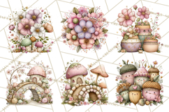 Flower Sprite Babies Clipart PNG, Pastel Watercolor Fairy Product Image 9