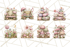 Flower Sprite Babies Clipart PNG, Pastel Watercolor Fairy Product Image 5