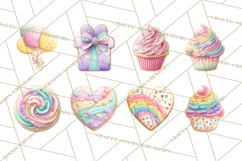 Birthday Cookies PNG, Birthday Cookie Clipart, Cute Sugar Product Image 5