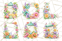 Summer Letters and Mail PNG, Summer Stationery Clipart Product Image 8