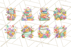 Summer Letters and Mail PNG, Summer Stationery Clipart Product Image 3