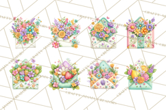 Summer Letters and Mail PNG, Summer Stationery Clipart Product Image 7