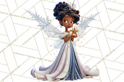 Fairy Tale Christmas Clipart, Enchanted Royal Winter Png Product Image 3