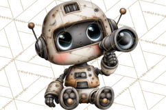 Western Robot Clipart PNG Files, Western Clip Art Product Image 2
