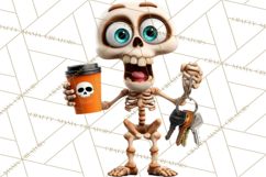 Funny Skeletons Clipart, Funny PNG, Funny Life Clip Art Product Image 2