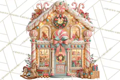 Gingerbread Christmas Clipart, Gingerbread People PNG Product Image 3