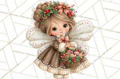 Gingerbread Fairyland Christmas PNG Clipart Product Image 4