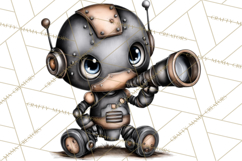 Western Robot Clipart PNG Files, Western Clip Art Product Image 3